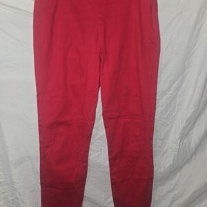 Old Navy Bold Red Cropped Pants